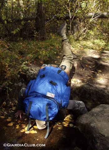 Backpacking list person